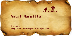 Antal Margitta névjegykártya